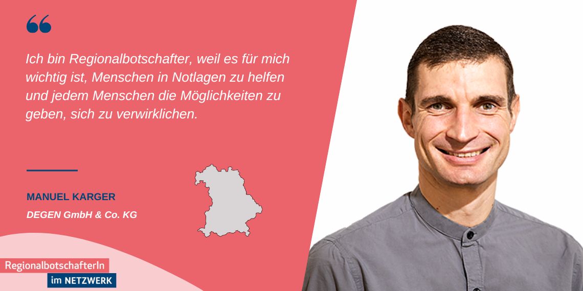 Unser Regionalbotschafter aus Bayern im Interview